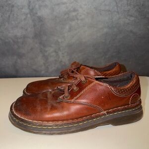 Men's Doc Marten Mason Brown Leather Shoes